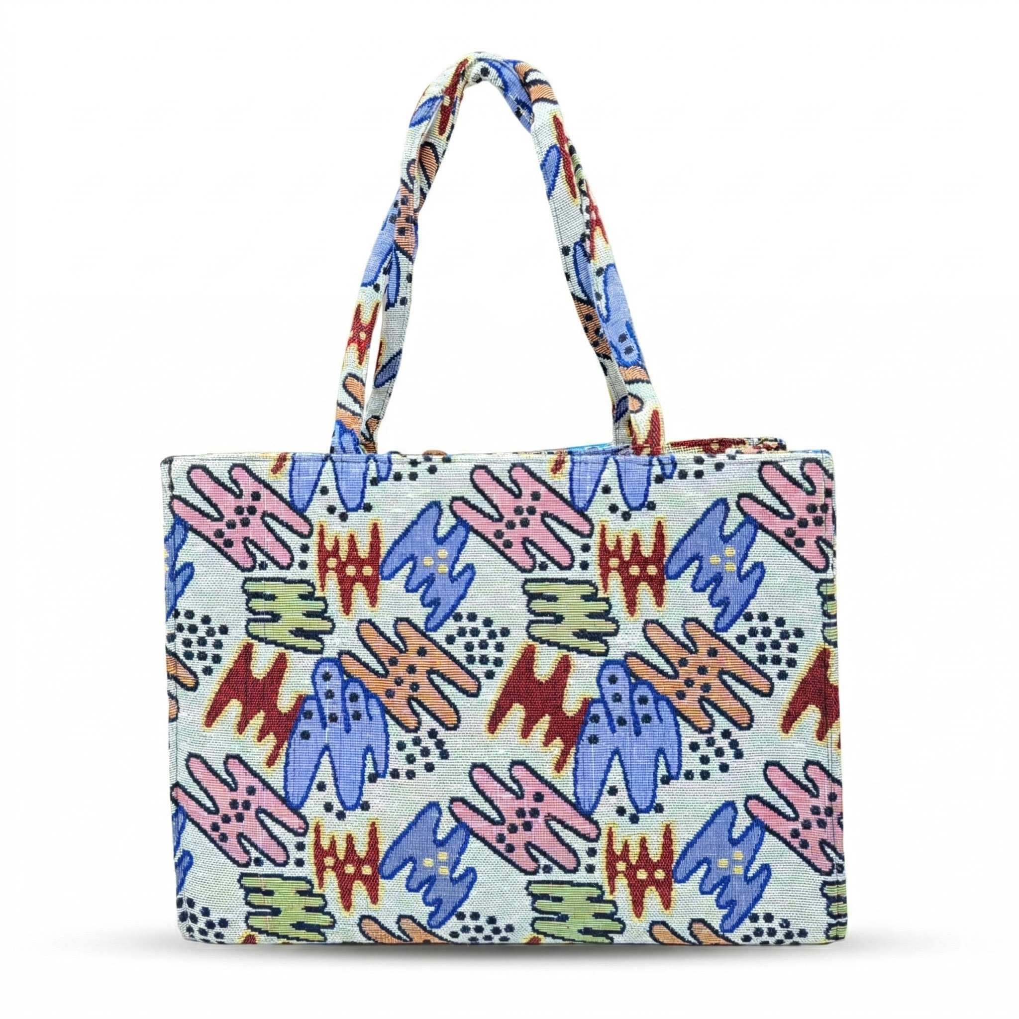 Premium Abstract Print Canvas Tote Bag – Stylish Everyday Carry for Bag Office, College