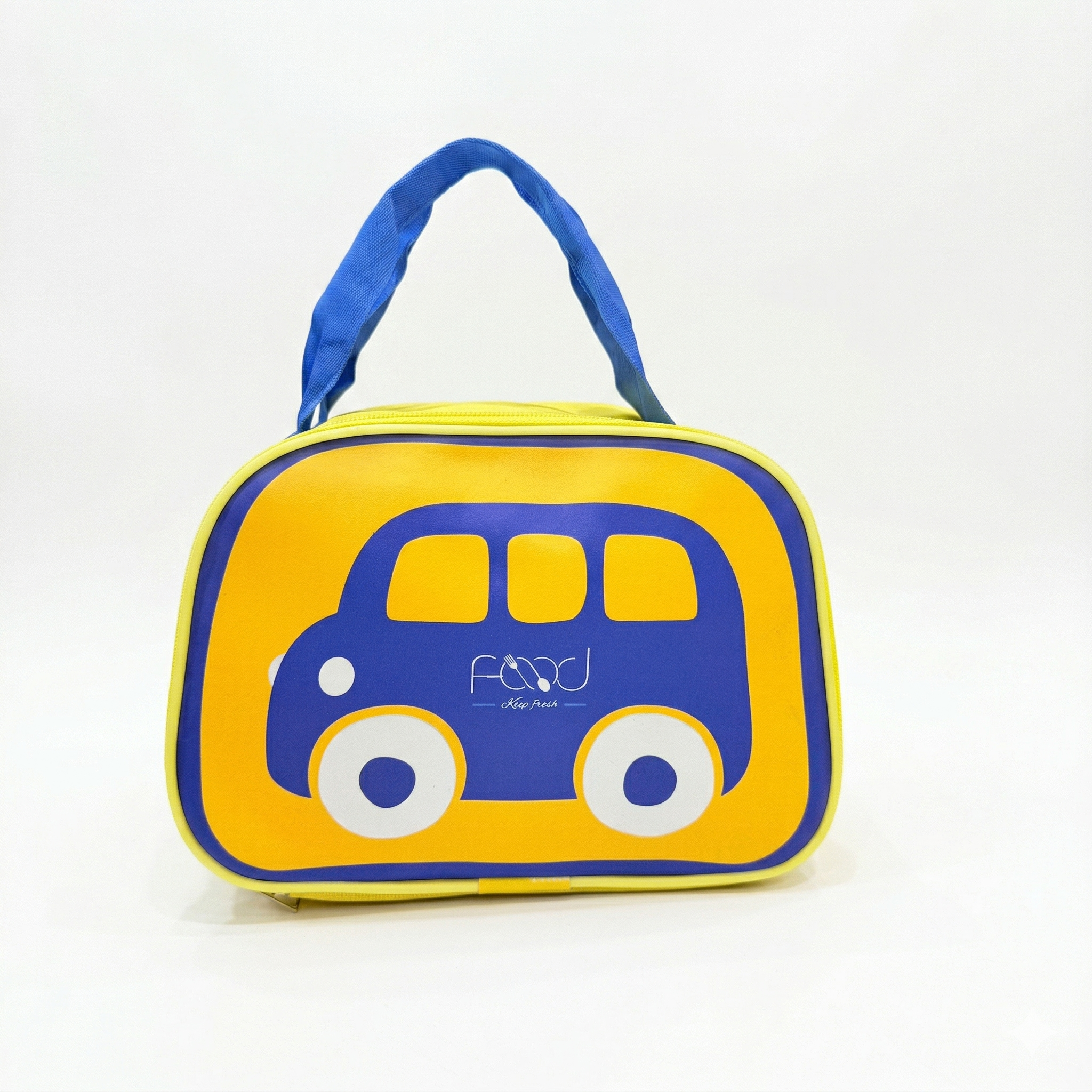 Lunch Bag – Tiffin Carrier with Cute Car Design Lightweight & Portable for Kids and Adults