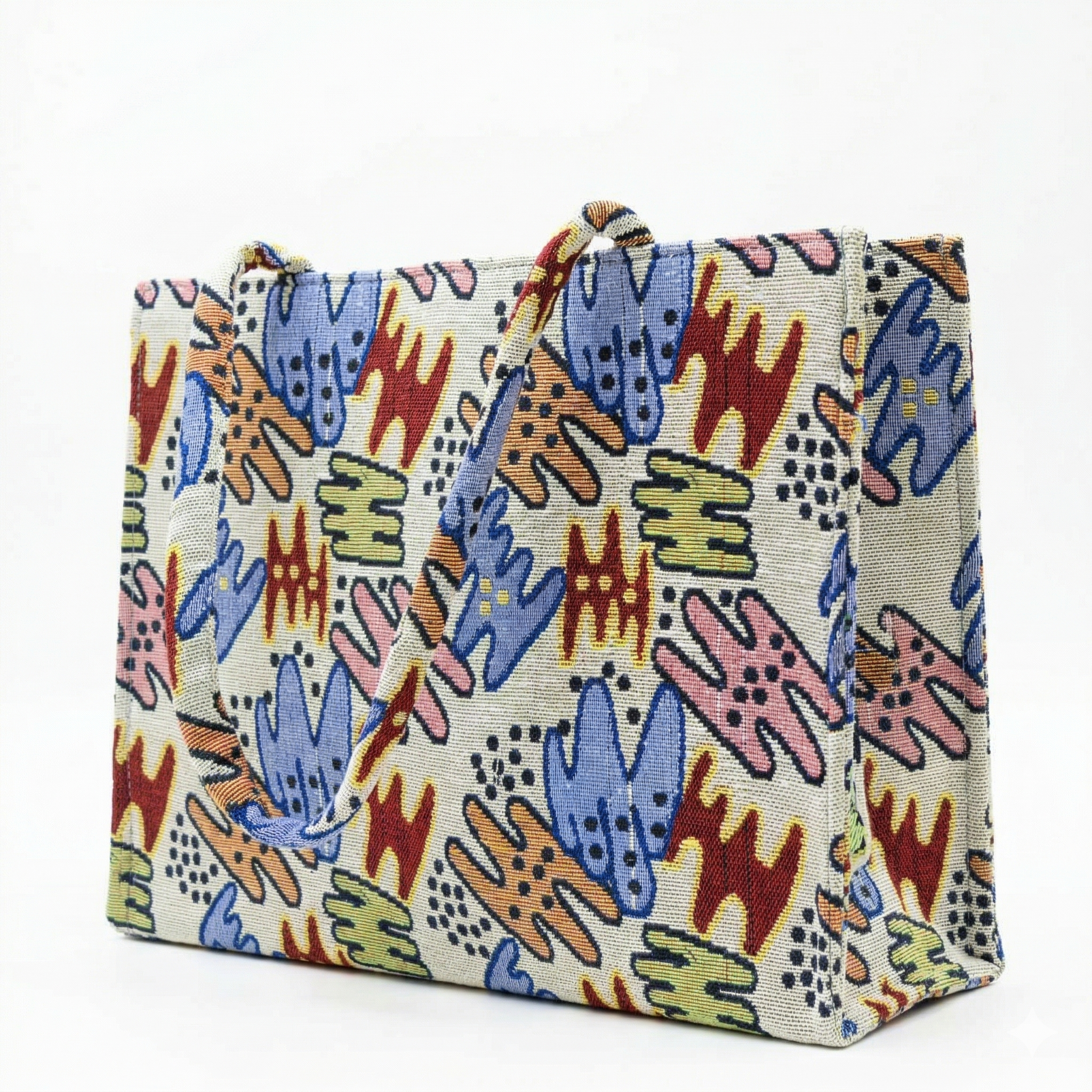 Premium Abstract Print Canvas Tote Bag – Stylish Everyday Carry for Bag Office, College