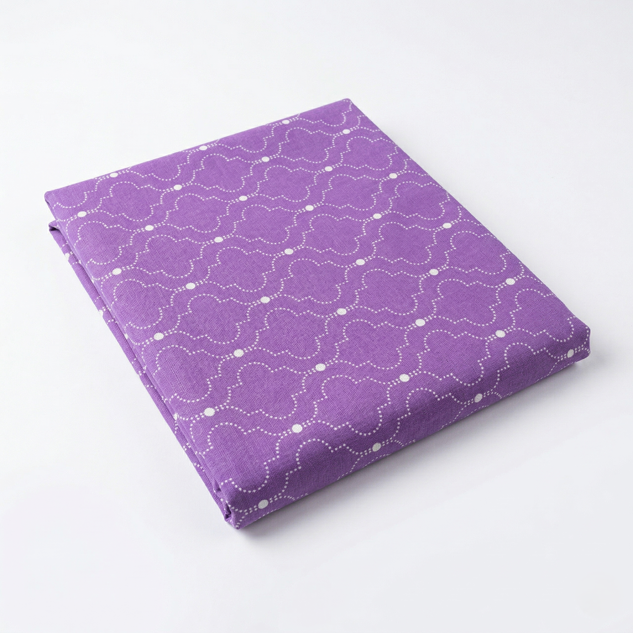 Cotton Fitted King Size Bedsheet with 2 Pillow Covers Soft Breathable