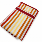 Striped Cotton Bath Towel Soft Absorbent Quick Dry Lightweight Multicolor
