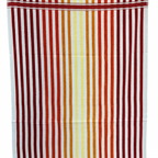 Striped Cotton Bath Towel Soft Absorbent Quick Dry Lightweight Multicolor