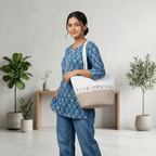 Women’s Beige Woven Tote Bag – Summer Beach, Travel & Daily Use Shoulder Bag