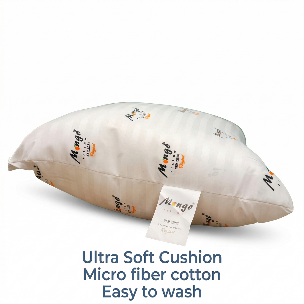 Cushion Pillow Set of 5 Soft & Fluffy Premium Fiber Filled Pillows for Bed and Sofa