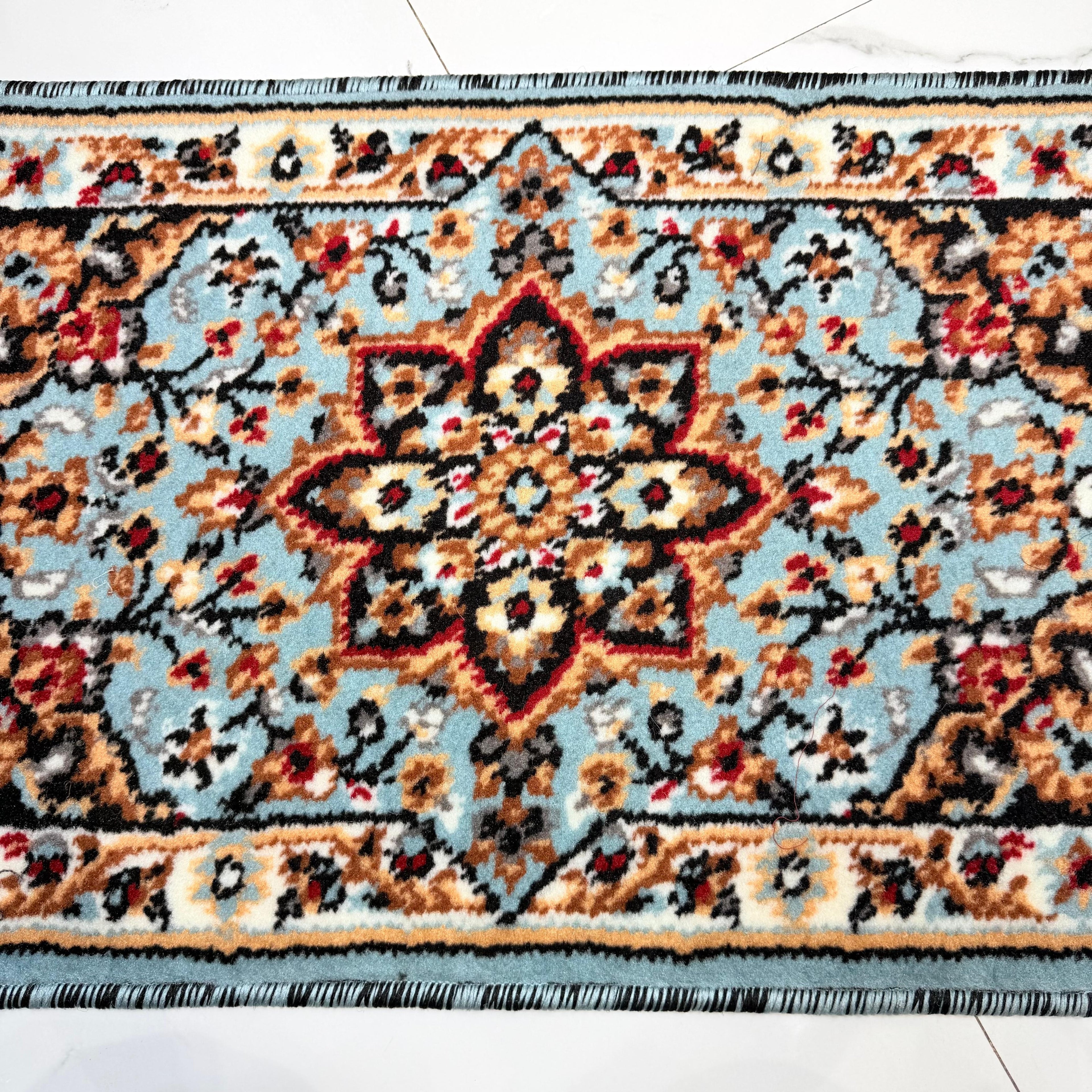 Classic Persian Style Soft Door Mat Rug for Bedroom & Living Room