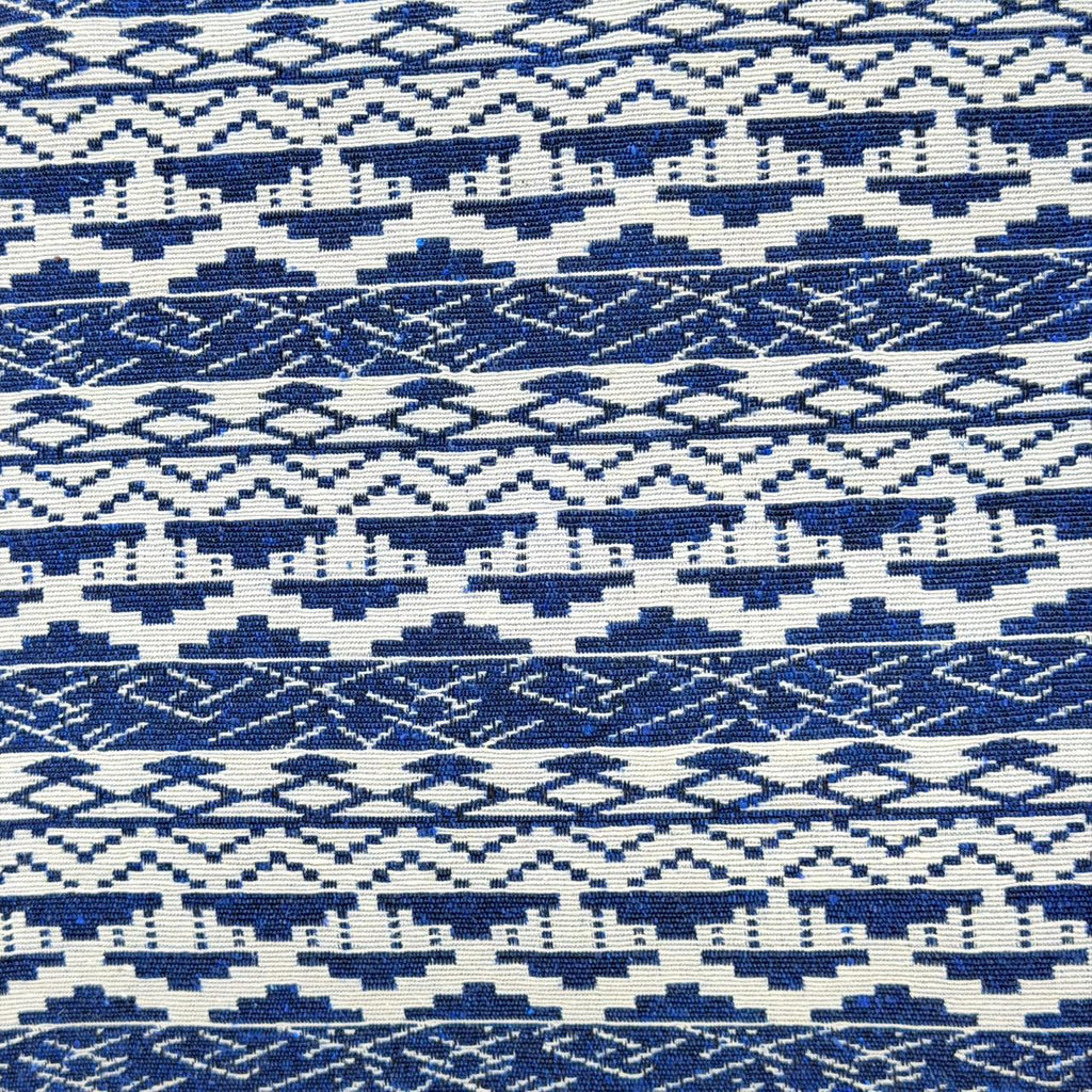 Elegant Blue Tribal Print Canvas Tote Bag – Stylish & Spacious Everyday Carry