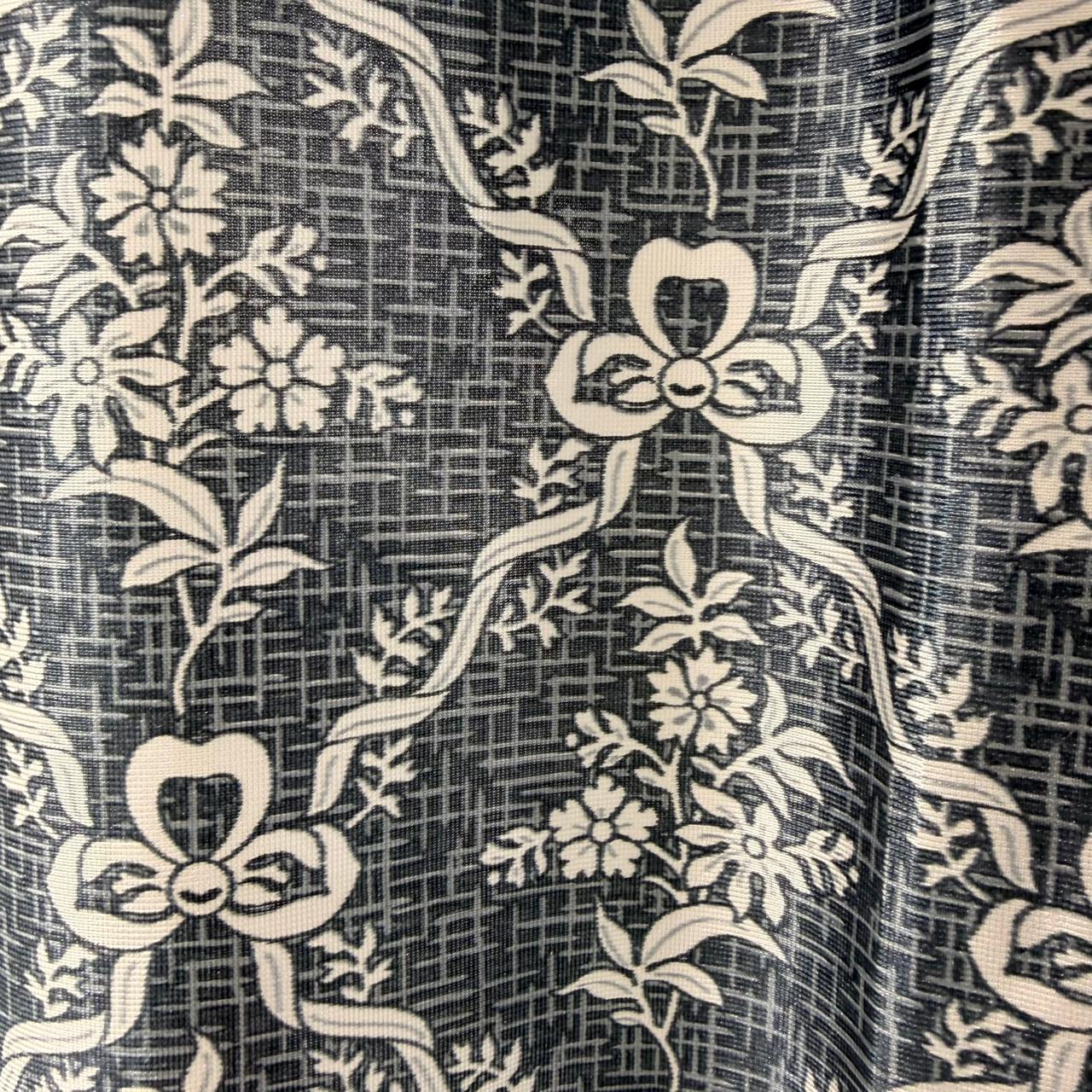 Modern Geometric Printed Curtain with Eyelets Stylish Grey Designer Curtain 7ft