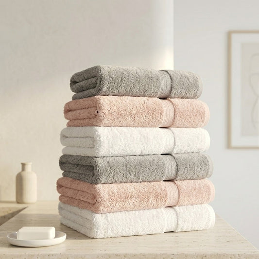 Soft Luxury Cotton Towel Set – Neutral Spa Collection